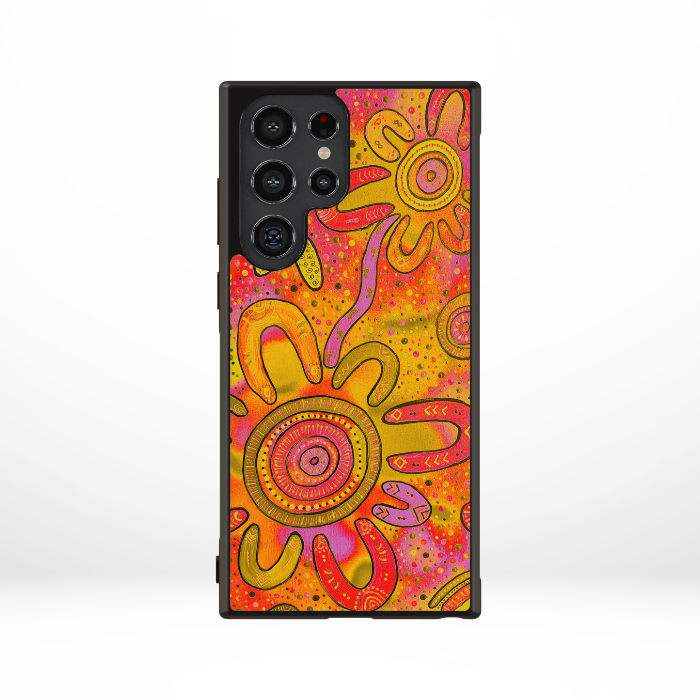 New Beginnings - Sunset - Samsung Magsafe Aboriginal Art Phone Case