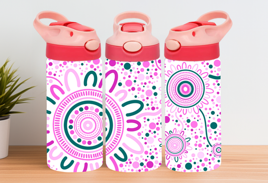 Kids Water Bottle - Sisterhood Bloom