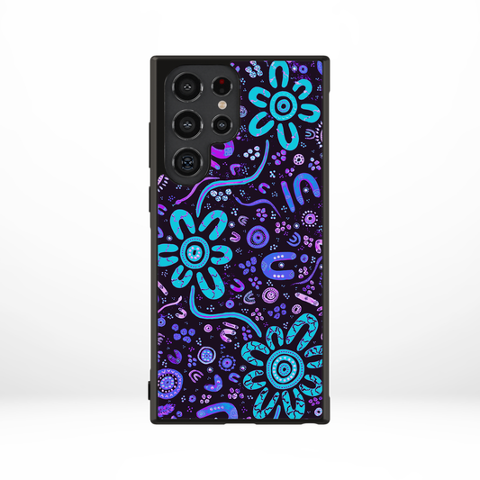 Stronger Than Before - Dusk - Samsung Aboriginal Art Phone Case