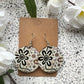 Stronger Than Before - Round - Wooden Earrings