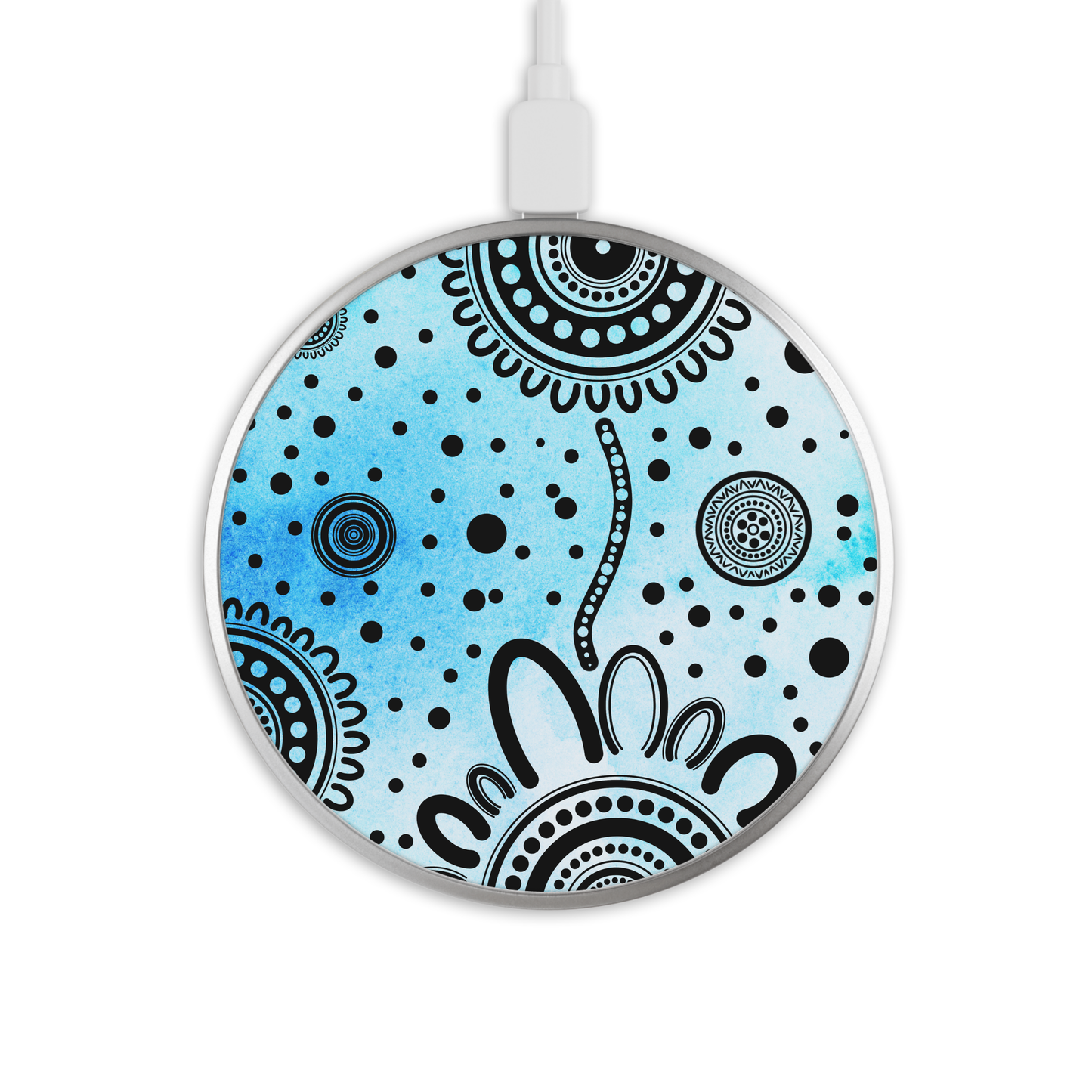 Community - Sky - Wireless Phone Charger - Aboriginal Art