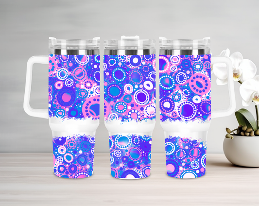 Mob - Blossom - 40oz Tumbler - Aboriginal Art
