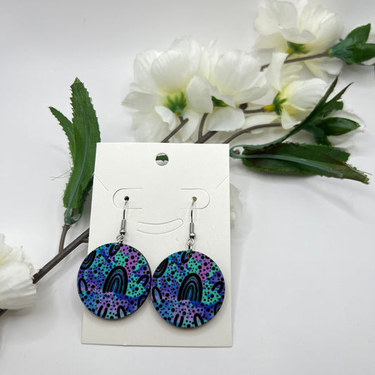 Foundations - Wooden Aboriginal Art Earrings