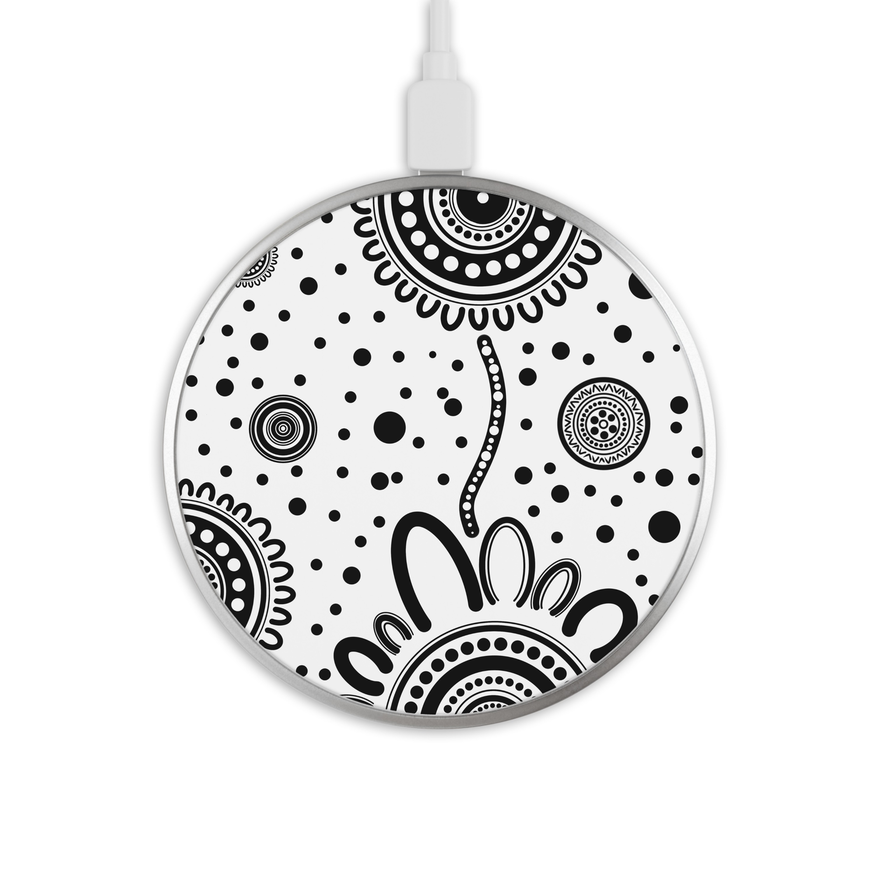 Community - Simplistic - Wireless Phone Charger - Aboriginal Art ...