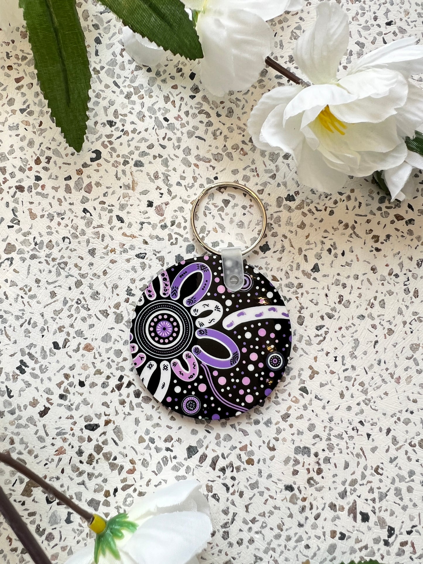 Self Connection - Purple - Keychain