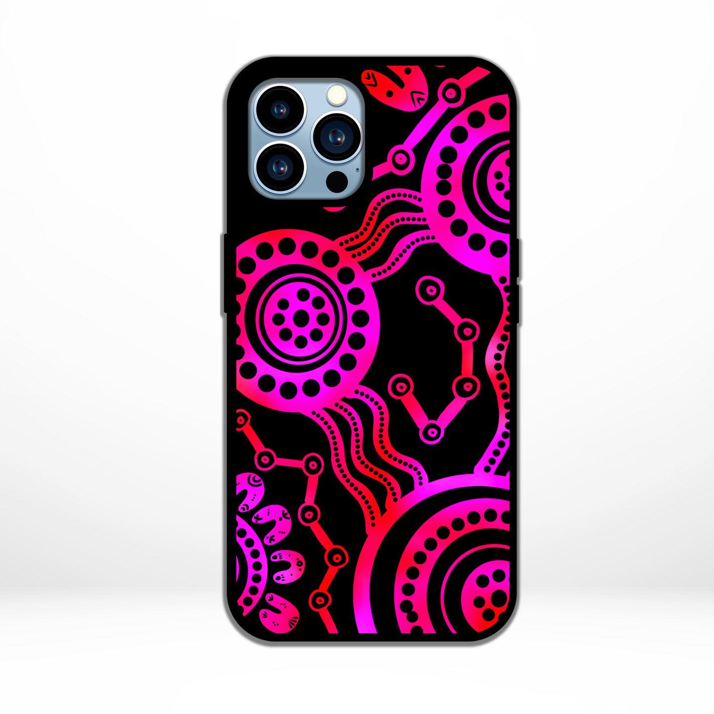 Wet Seasons - Sunset - iPhone Aboriginal Art Phone Case