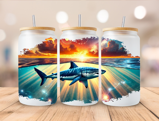 Great White Shark - UV DTF WRAP