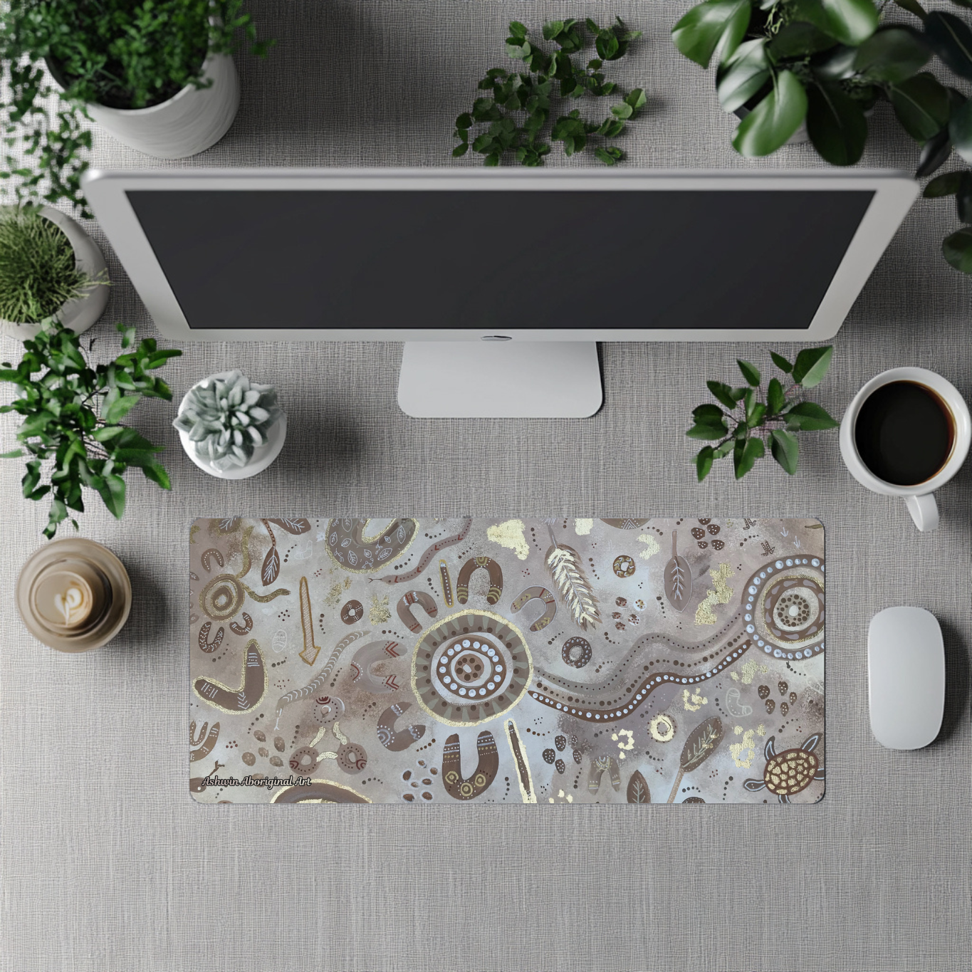Country - Aboriginal Art Desk Mat