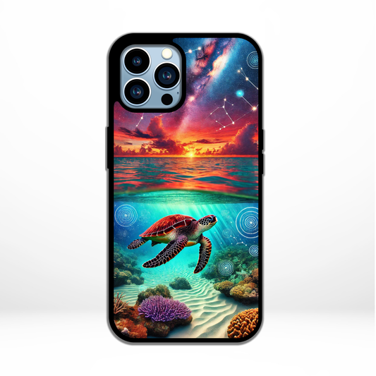 Turtle - iPhone Aboriginal Art Phone Case