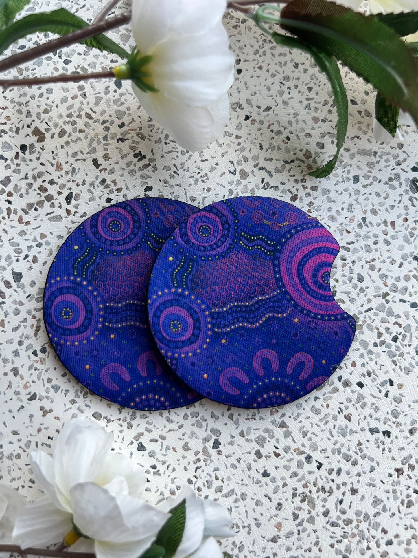 Car Coasters - Wet Seasons - Purple