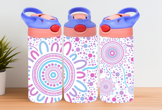 Kids Water Bottle - Sisterhood Pastel