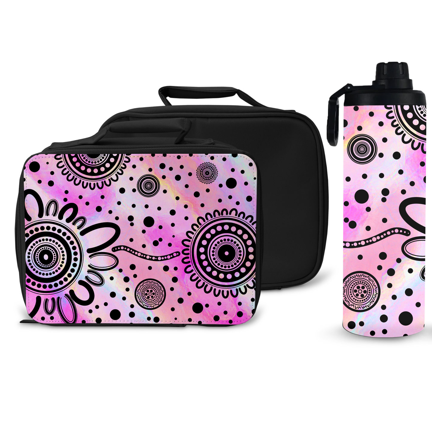 Community Marble - Lunch Boxes & Water Bottle Bundle