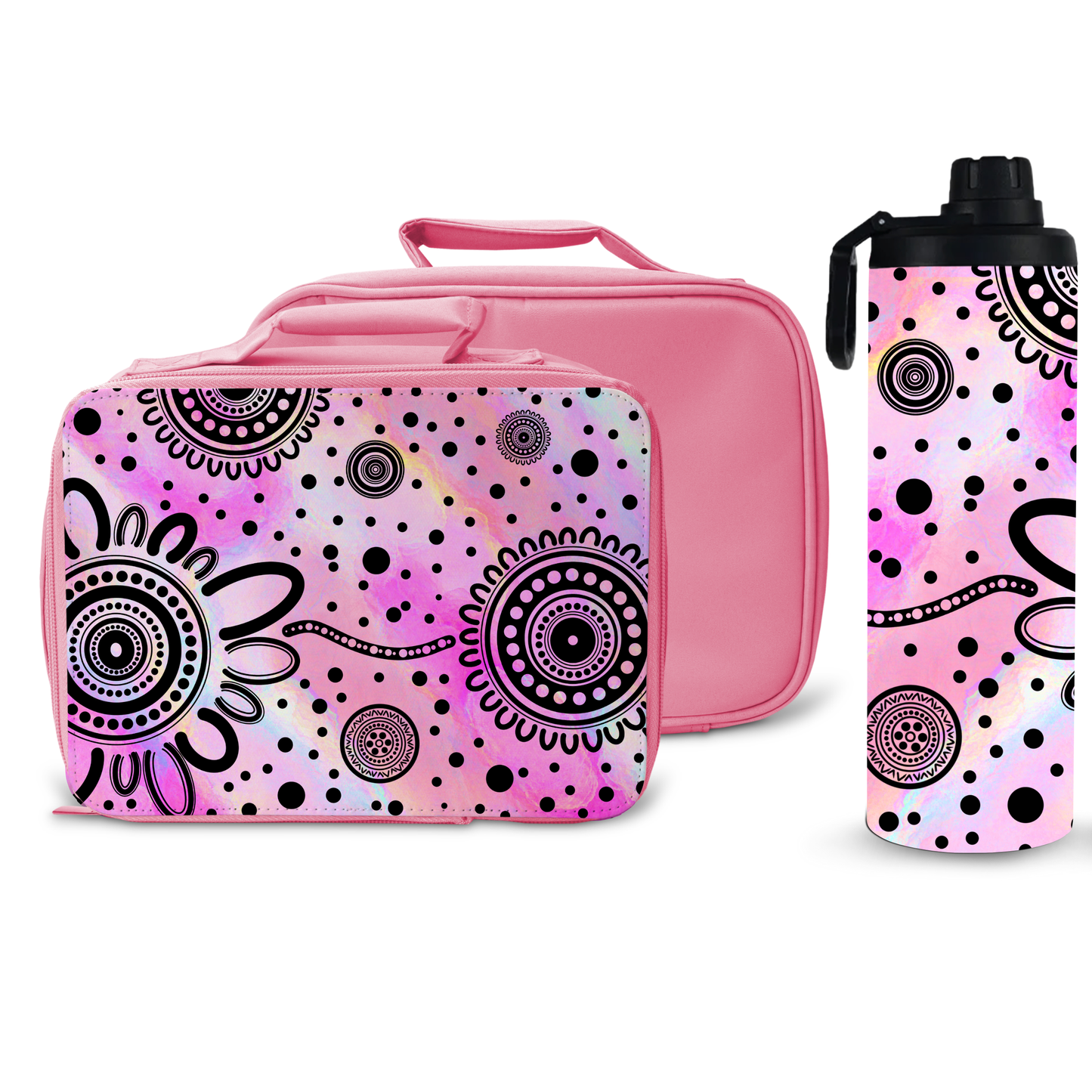 Community Marble - Lunch Boxes & Water Bottle Bundle