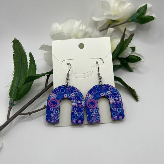 Mob - Blossom - Aboriginal Art Earrings