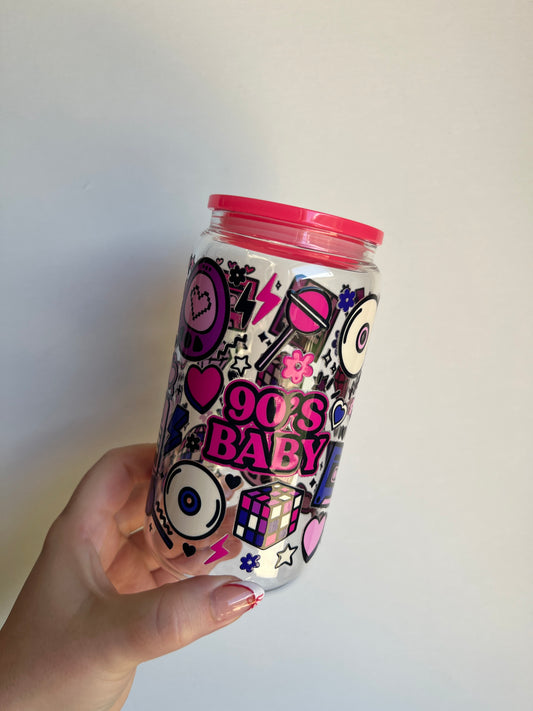 90’s Baby - 16oz Glass Libbey Cup