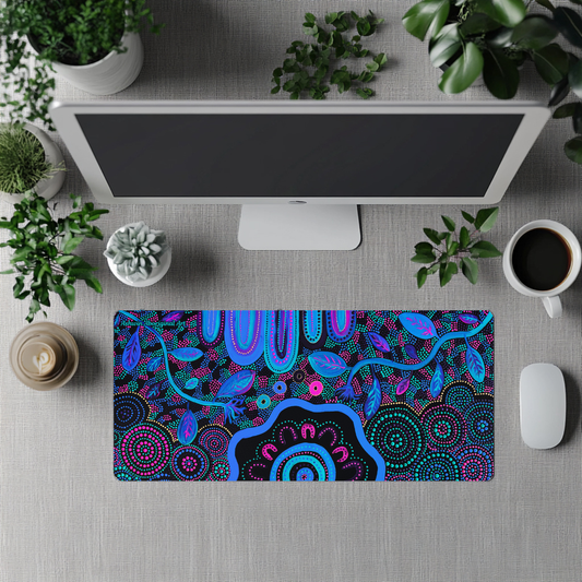 Seasons - Aboriginal Art Desk Mat