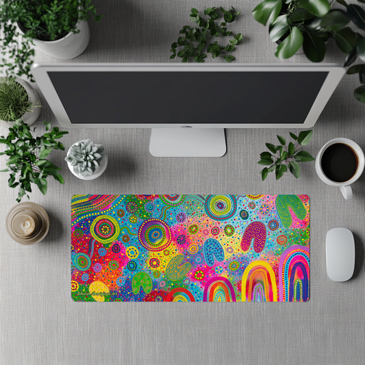 Hope - Bright - Aboriginal Art Desk Mat