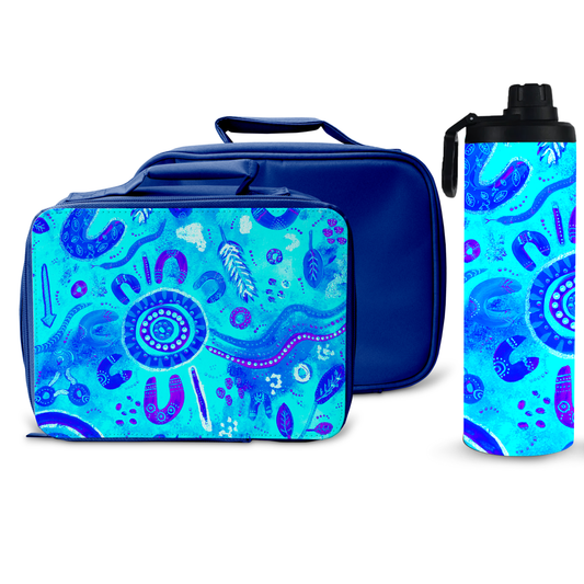 Country - Sky - Lunch Boxes & Water Bottle Bundle