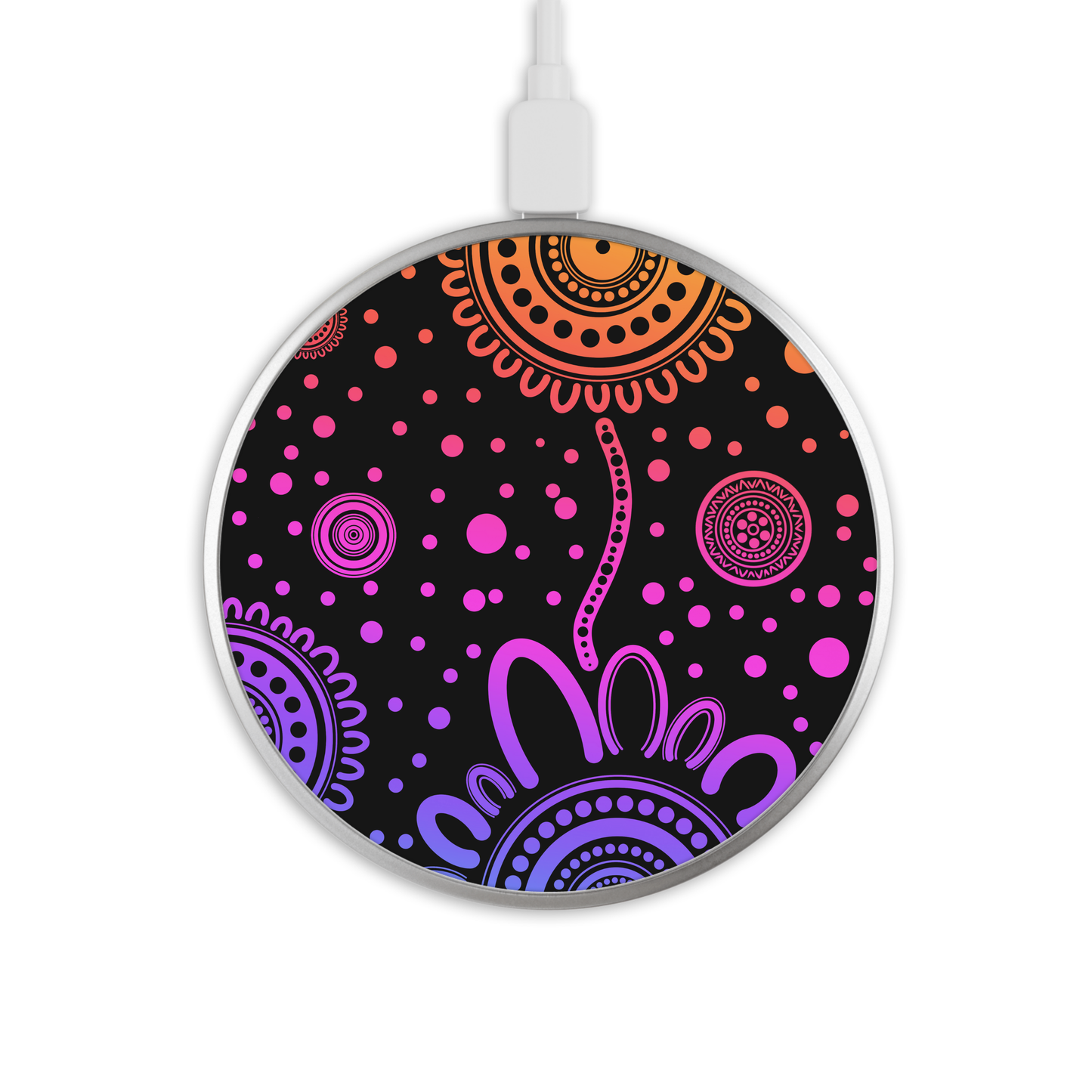 Community - Wireless Phone Charger - Aboriginal Art