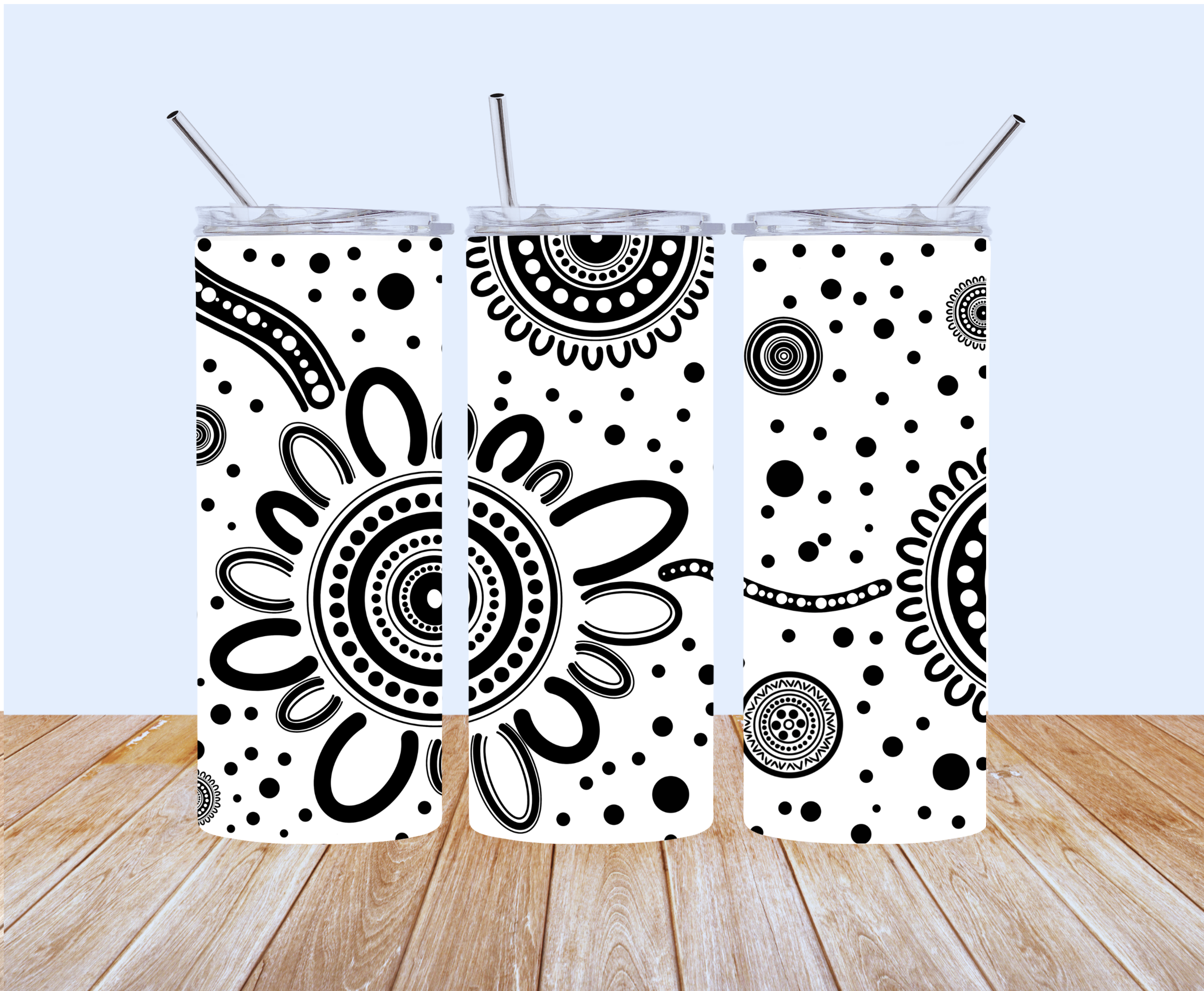 Community Simplistic - 15oz Tumbler – Ashwin Aboriginal Art