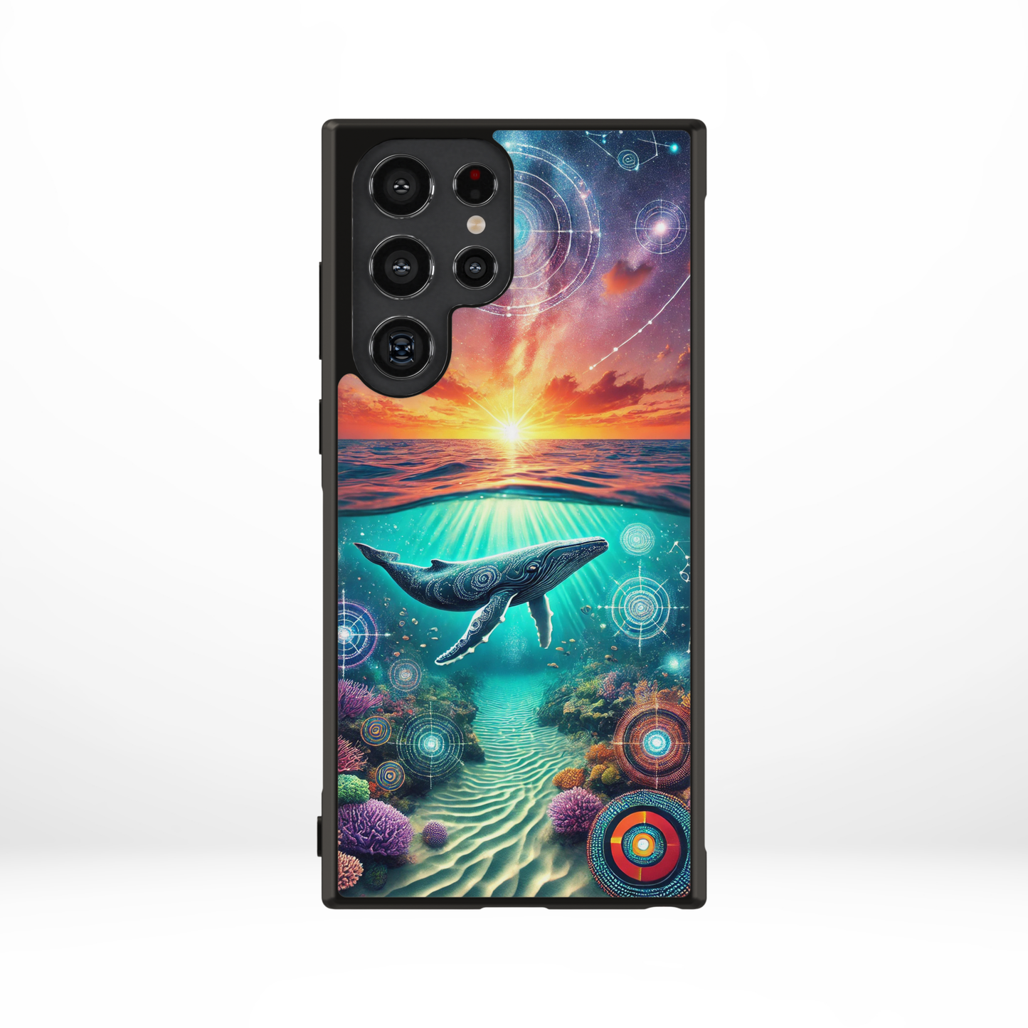 Whale - Samsung Aboriginal Art Phone Case