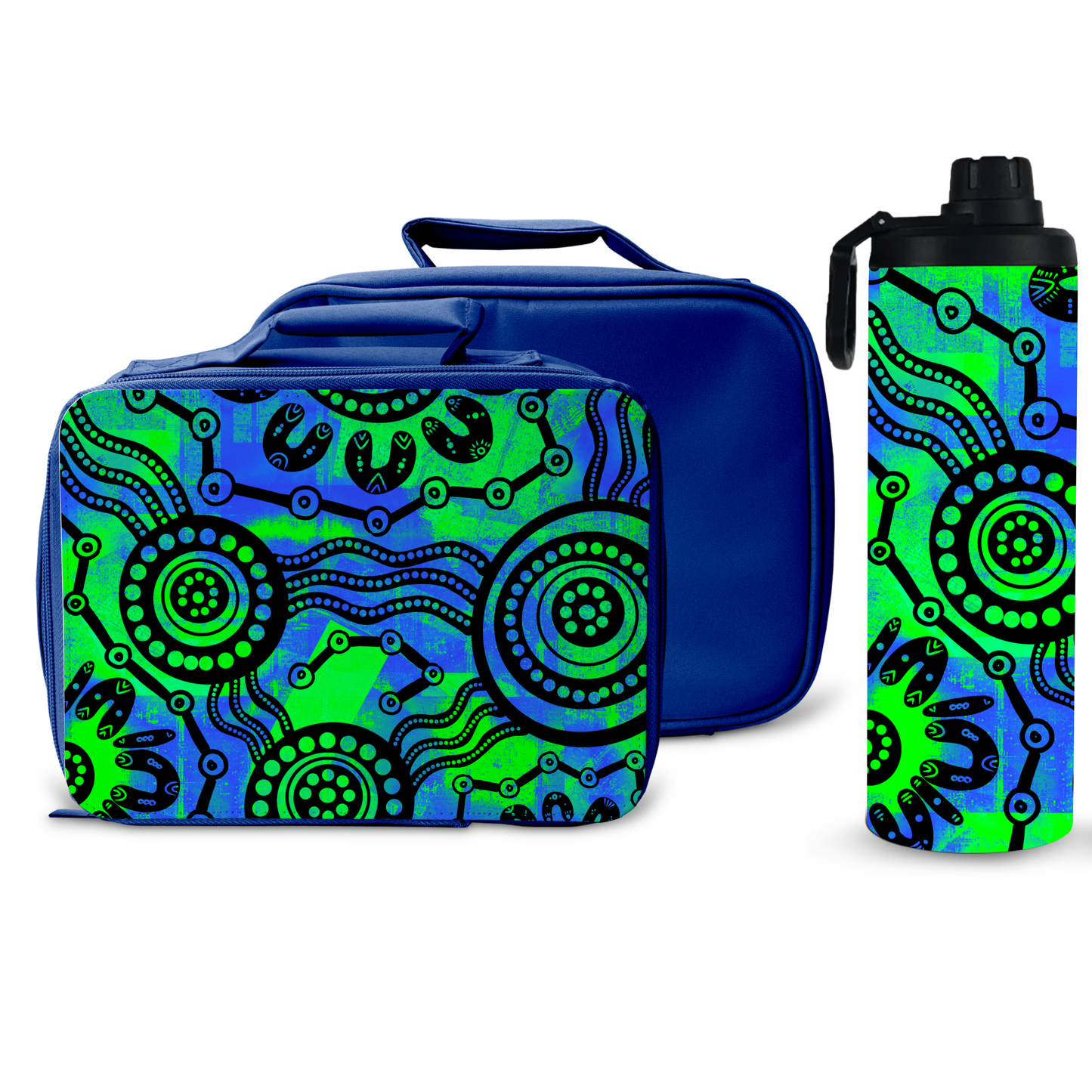 Wet Seasons - Electric - Lunch Boxes & Water Bottle Bundle