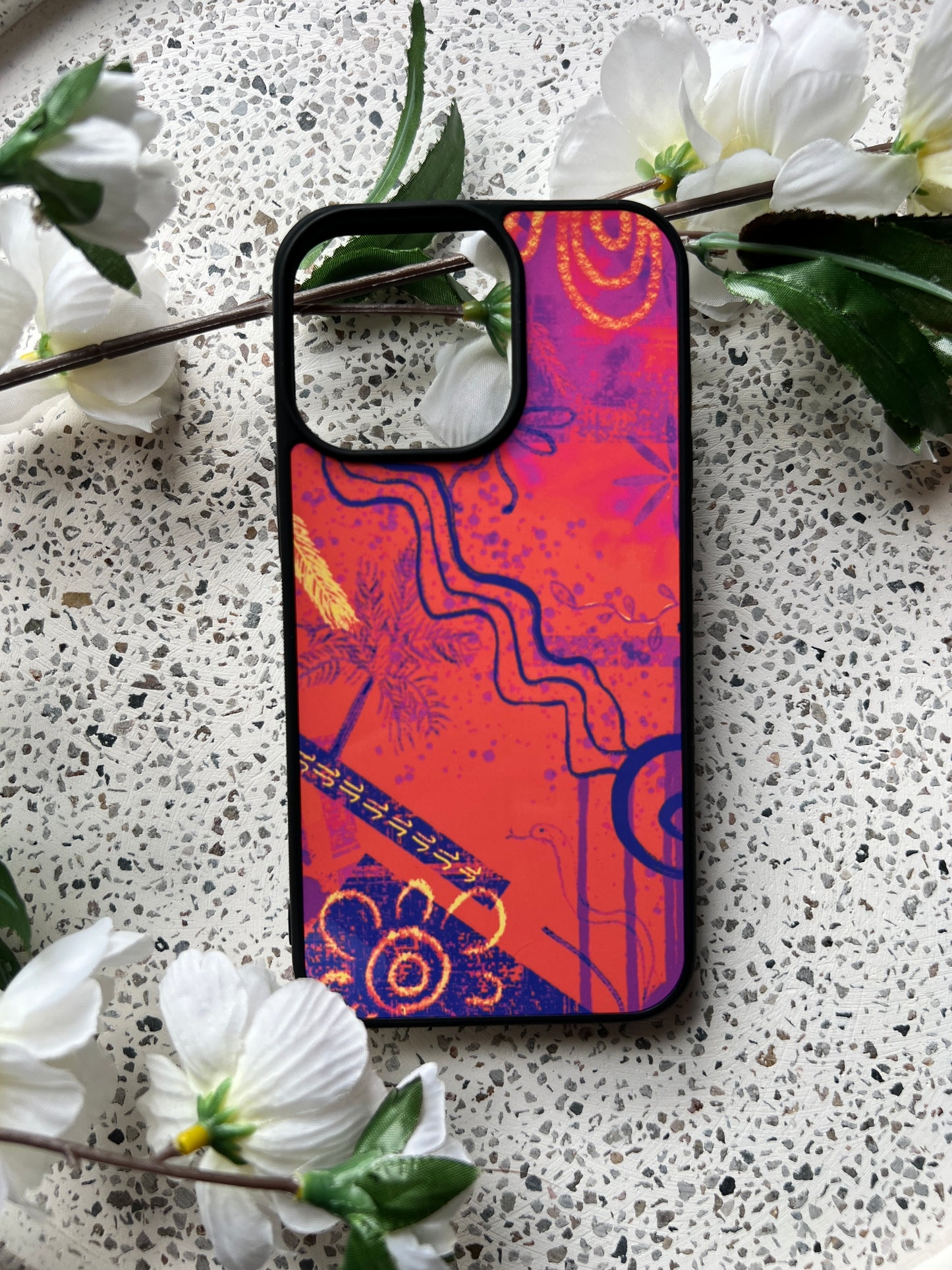 Fauna - Sunrise - Aboriginal Art - Phone Case