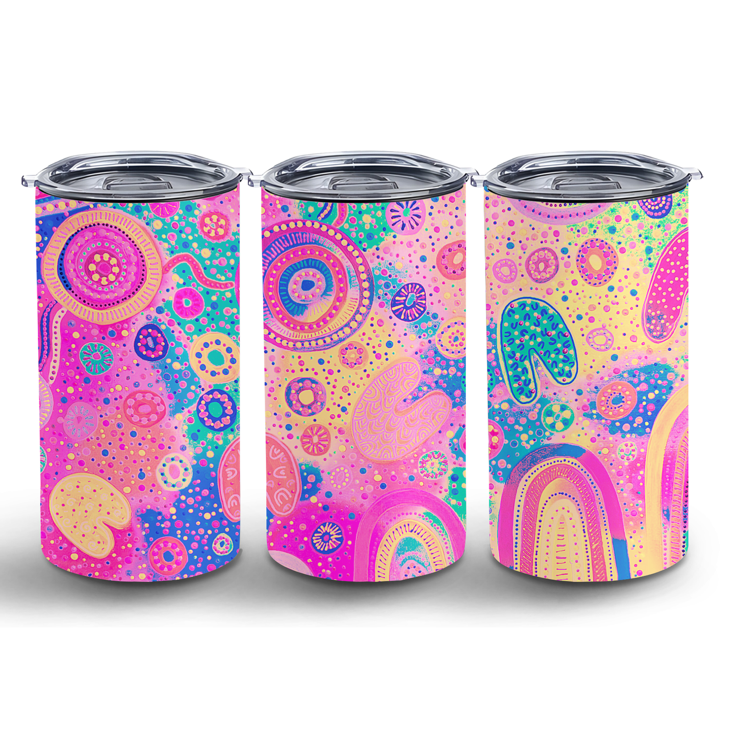 Hope - Dreamy - 12oz Insulated Tumbler | Aboriginal Art Coffee Cup