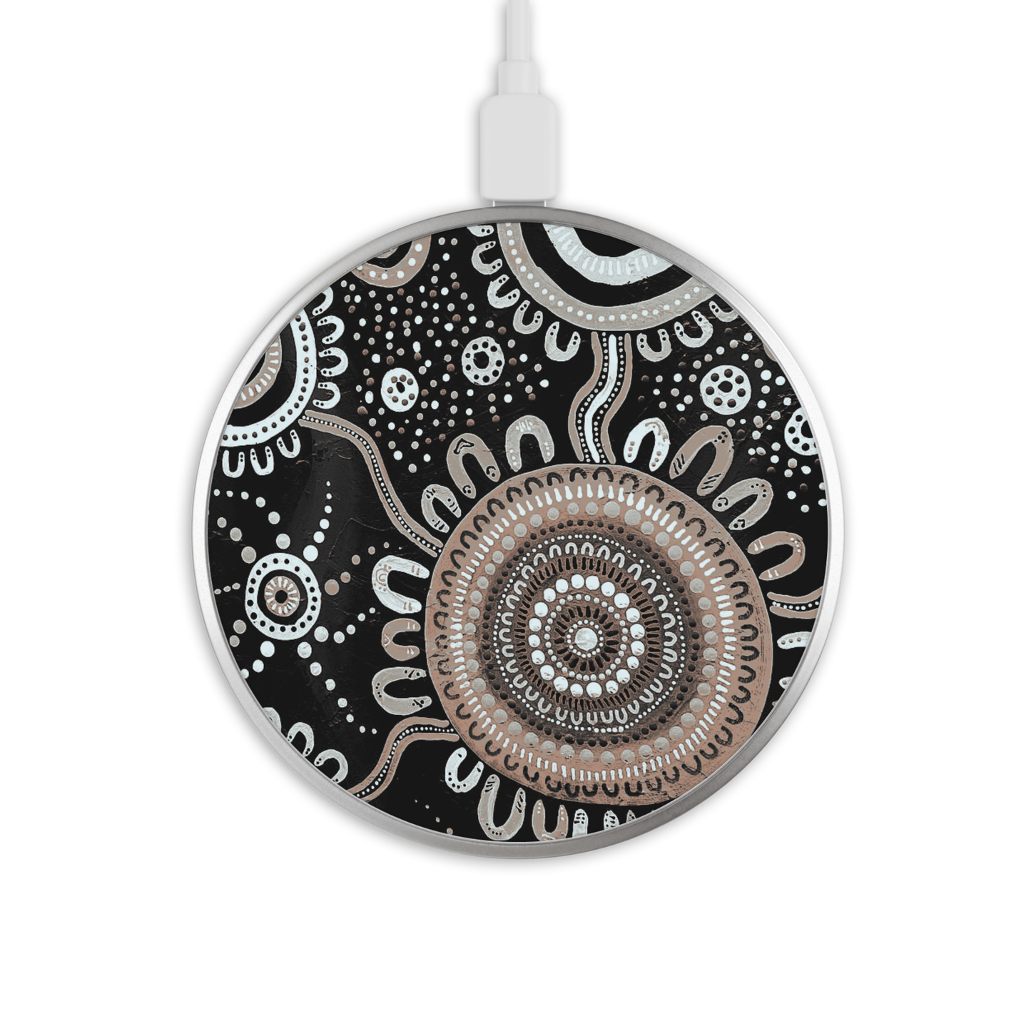 Spirit - Wireless Phone Charger - Aboriginal Art