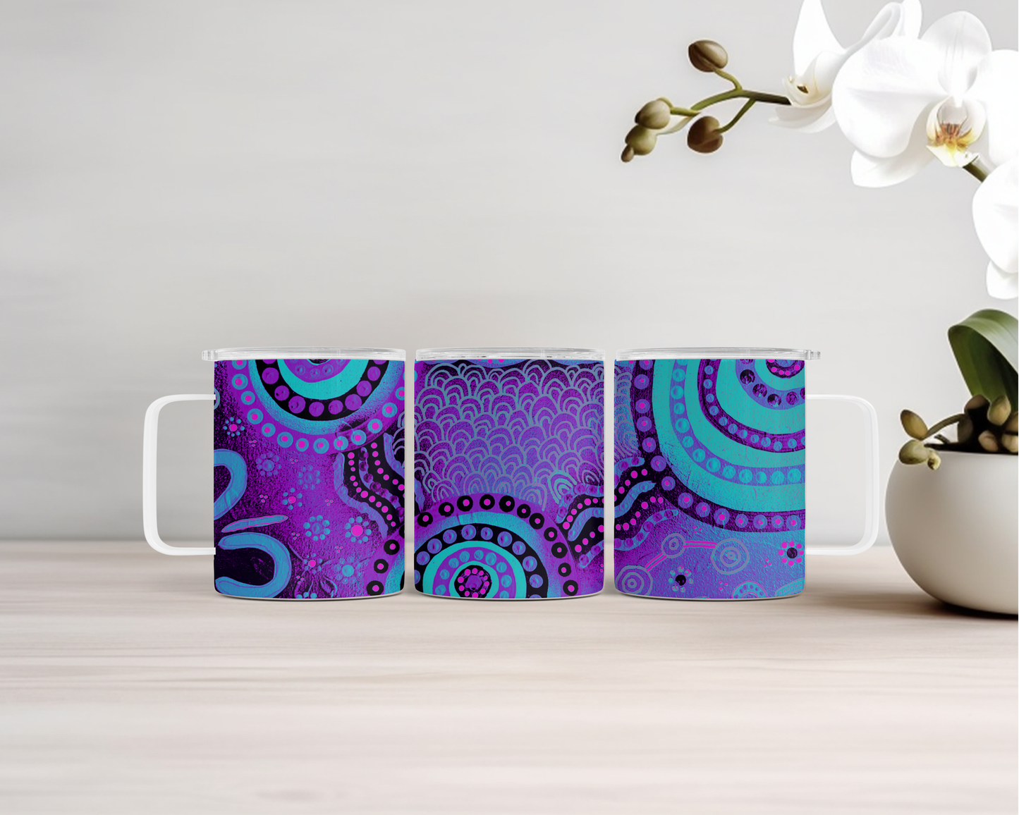 14oz Insulated Mugs - Wet Seasons - Dusk