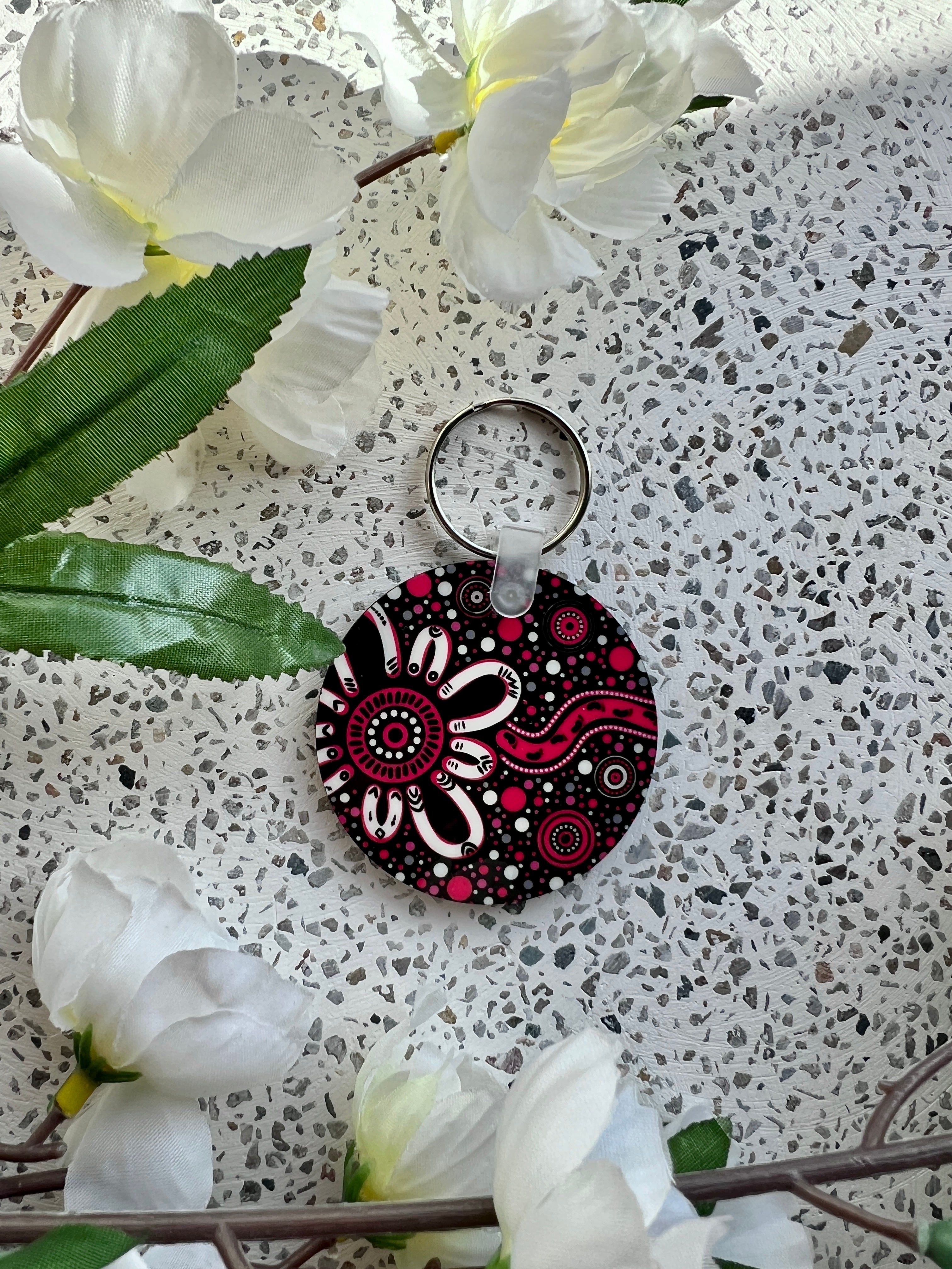 Together Keychain Ashwin Aboriginal Art together-keychain-ashwin-aboriginal-art