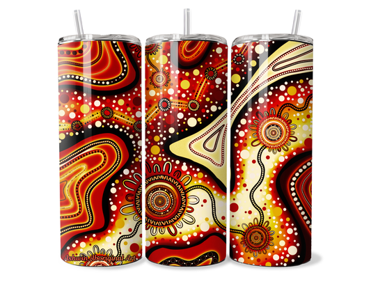 Pathways - Traditional - Aboriginal Art - 20oz Tumbler