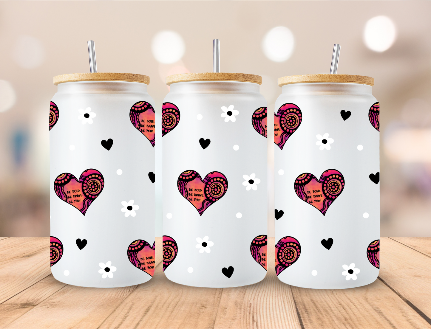 Hearts & Mini's - UV DTF WRAP