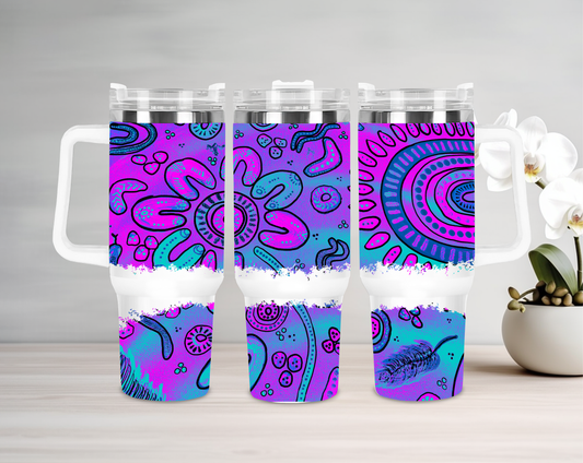 Harmony - Dusk - 40oz Tumbler - Aboriginal Art
