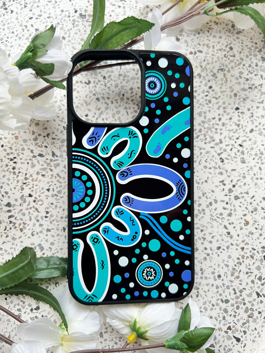 Self Connection - Aboriginal Art - Phone Case