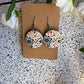 Stronger Than Before - Round - Wooden Earrings