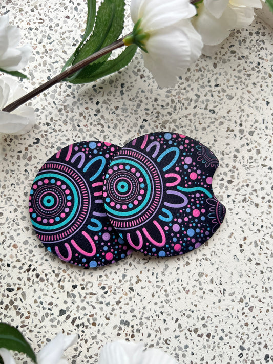 Car Coasters - Sisterhood Pastel