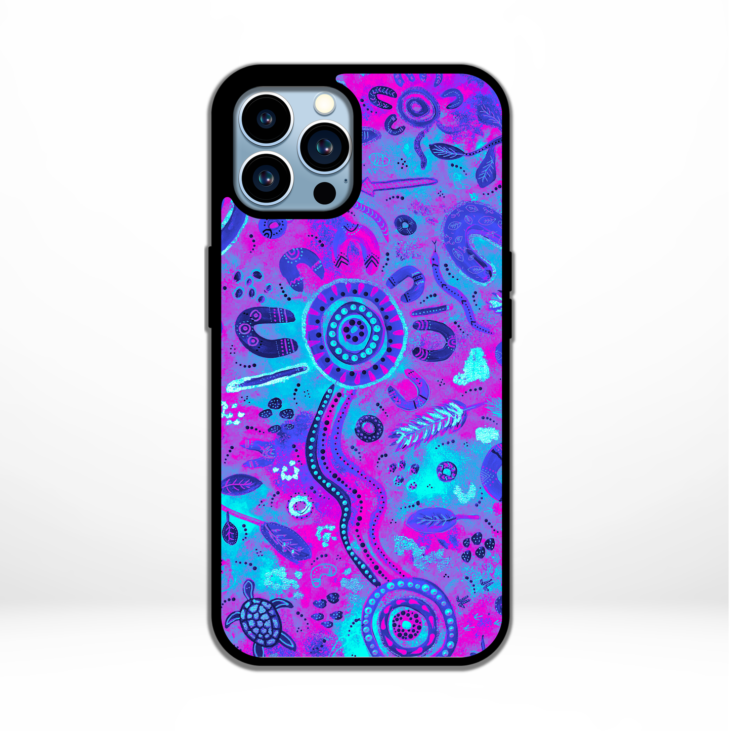 Country - Winter - iPhone Aboriginal Art Phone Case