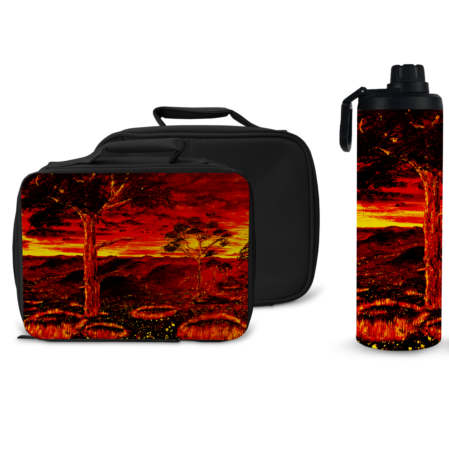 Sunset by Jum Ashwin - Lunch Boxes & Water Bottle Bundle