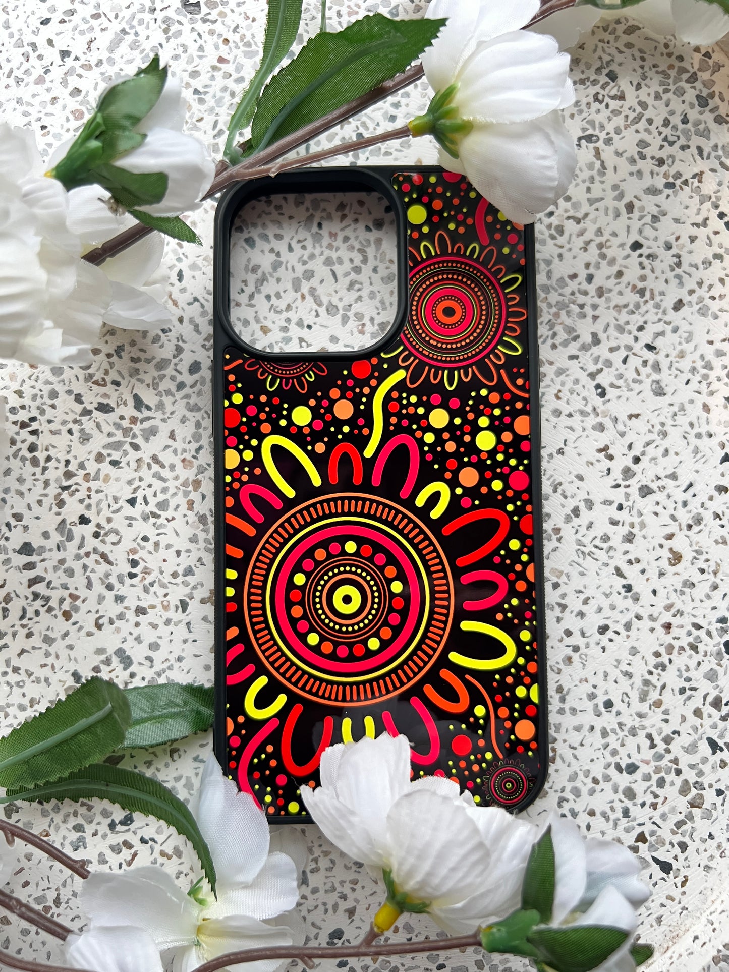 Sisterhood - Sunset - Aboriginal Art - Phone Case