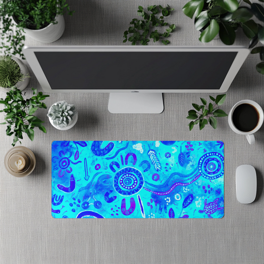Country - Sky - Aboriginal Art Desk Mat