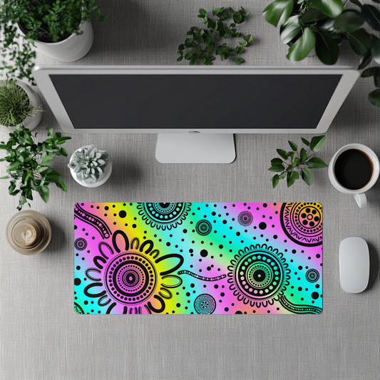 Community - Aboriginal Art Desk Mat