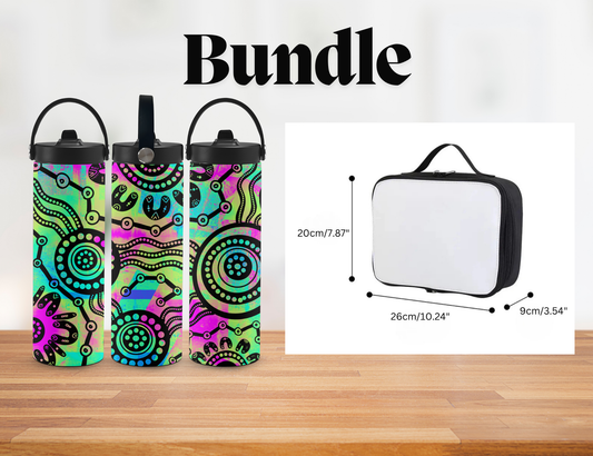 Lunch Boxes & Water Bottle Bundle