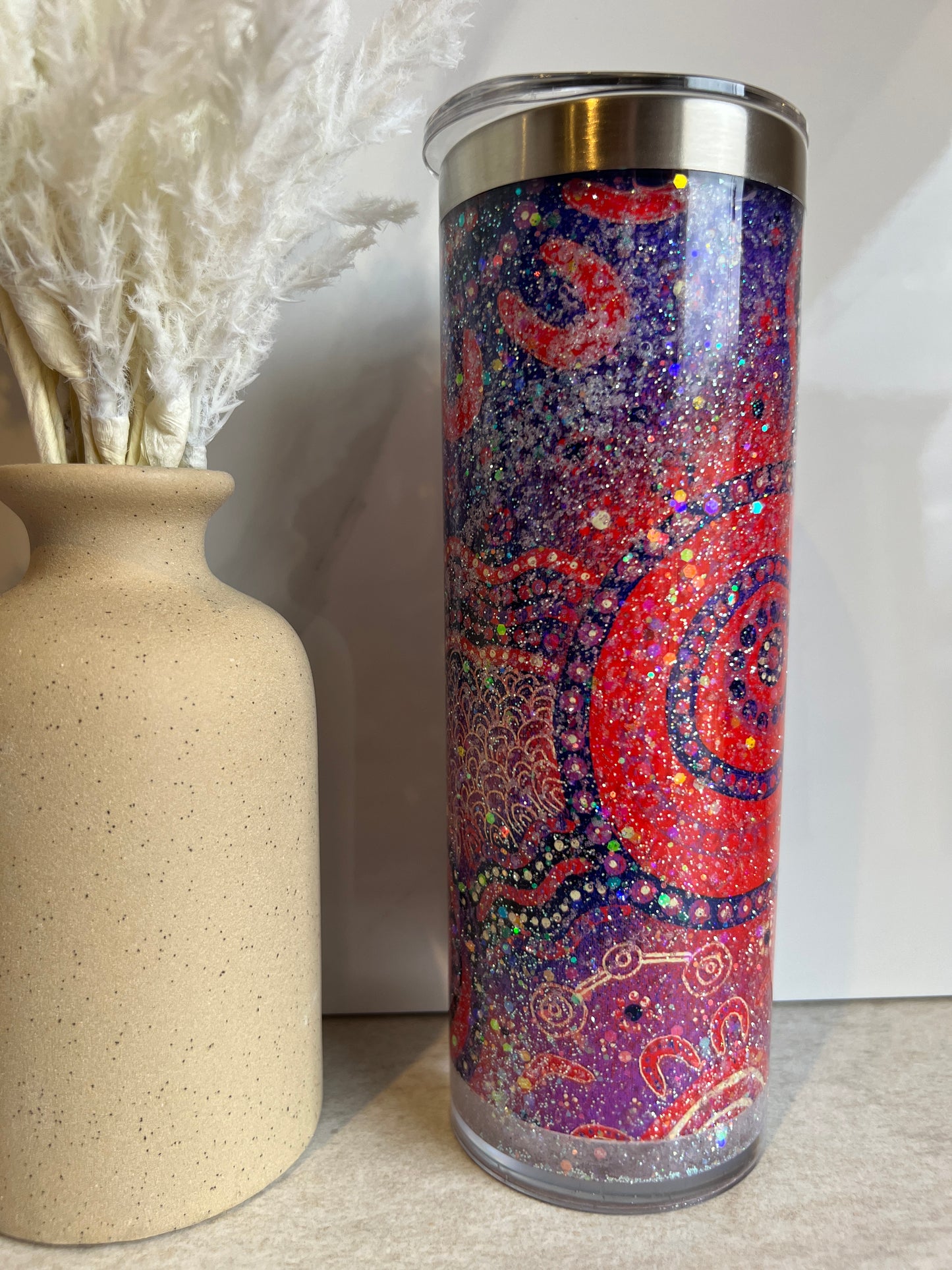 Wet Seasons - Red & Purple - Storyboard 20oz Tumbler