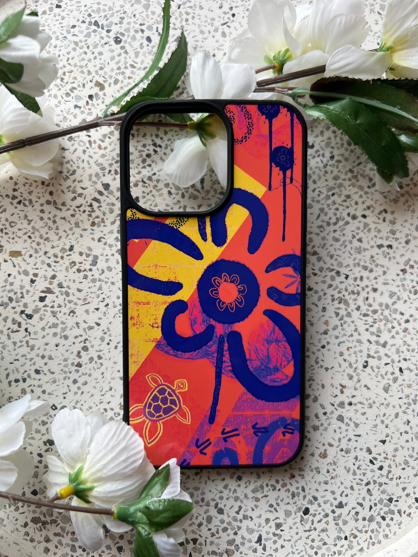 Gathering - Sunrise - Aboriginal Art - Phone Case