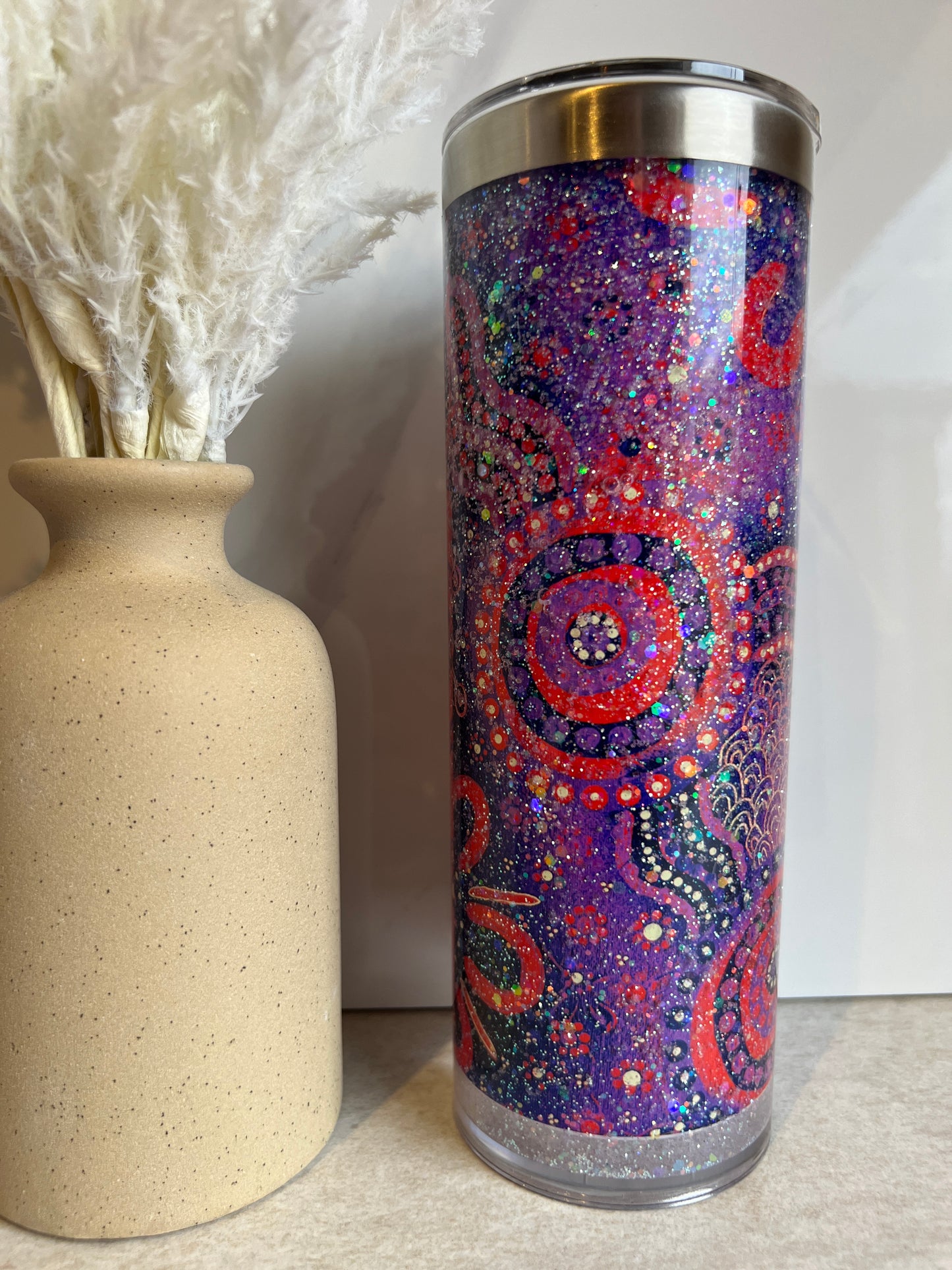 Wet Seasons - Red & Purple - Storyboard 20oz Tumbler