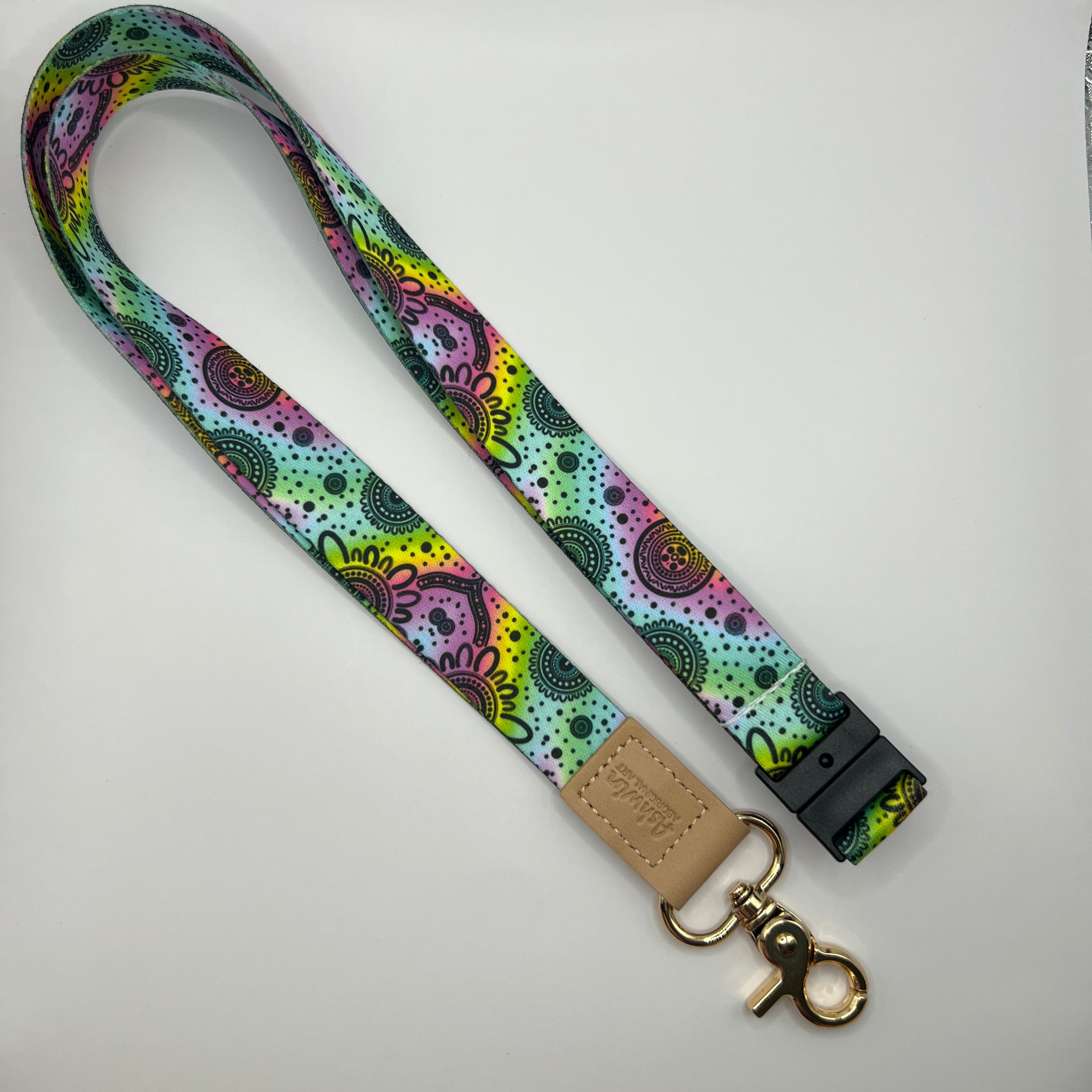 Community Fabric Lanyard Ashwin Aboriginal Art community-fabric-lanyard-ashwin-aboriginal-art