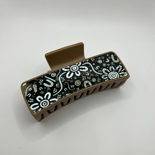 Stronger Than Before - Midnight - Claw Clip (Brown)