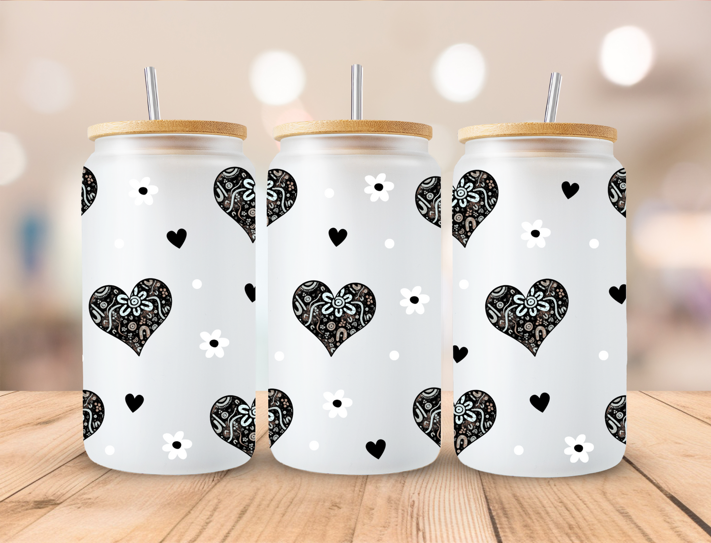 Hearts & Mini's - UV DTF WRAP