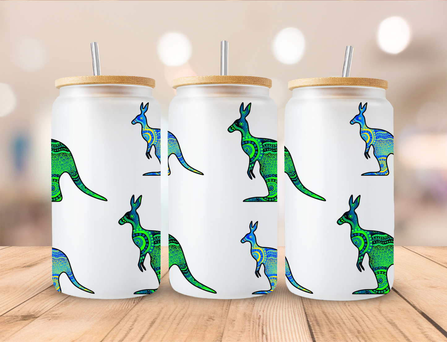 Kangaroo's - UV DTF WRAP